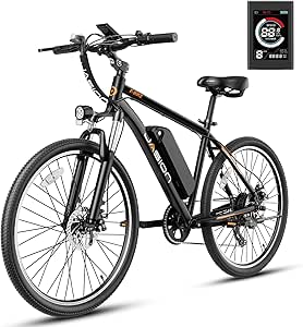 Best Electric Bikes Canada – Jasion EB5 Electric Bike – 500W Peak Motor, Lightweight Urban Commuter with 72KM Range