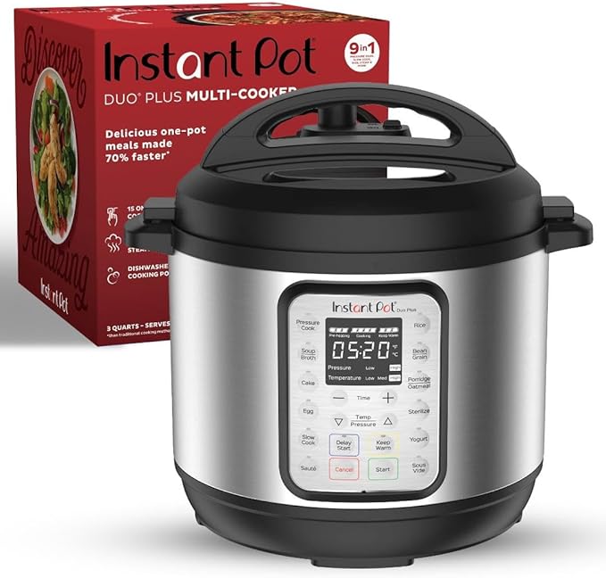 Instant Pot Duo Plus 9-in-1 Pressure Cooker – What Are the Best Electric Pressure Cookers 2025