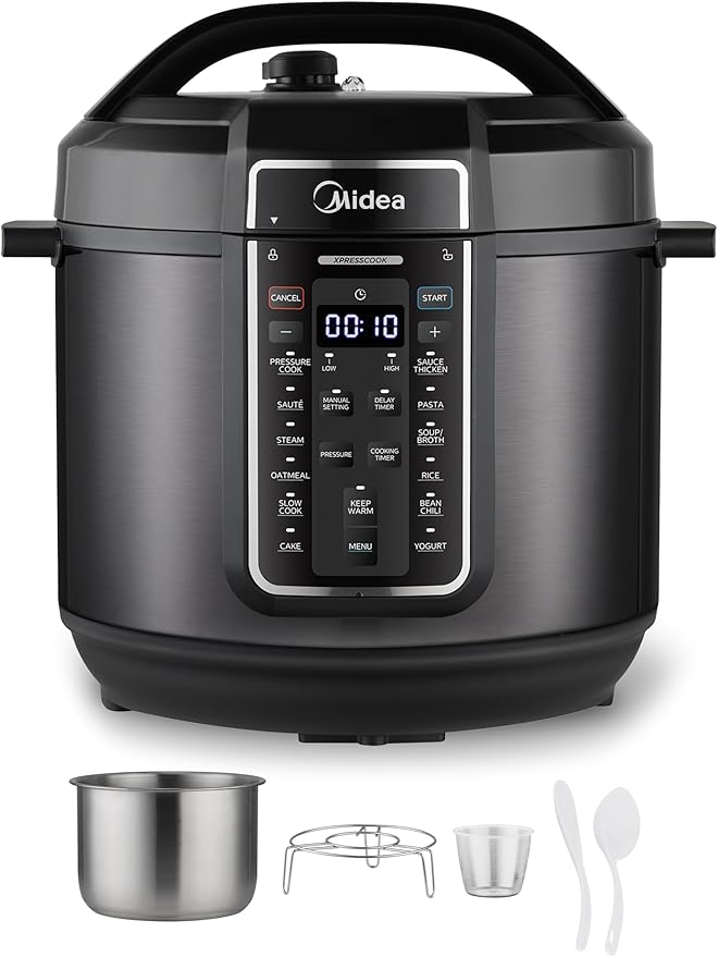 Midea 12-in-1 Electric Pressure Cooker – What Are the Best Electric Pressure Cookers 2025